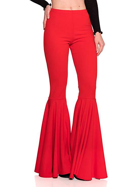 Casual Waist Fashion Pleated Flared Pants