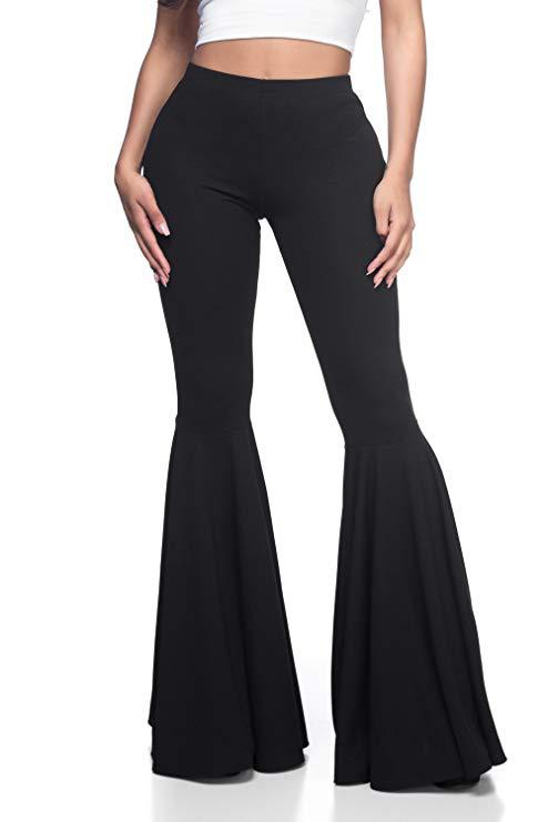 Casual Waist Fashion Pleated Flared Pants