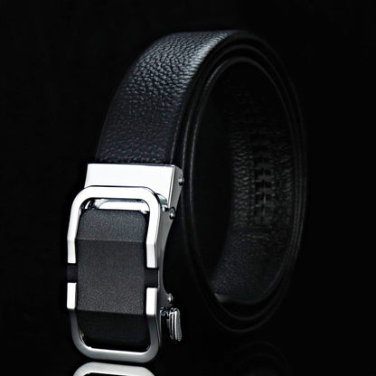 Leather Automatic Buckle Belt