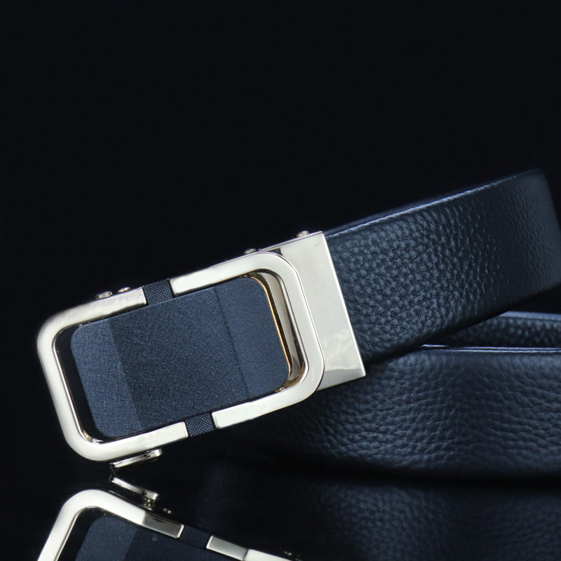 Leather Automatic Buckle Belt