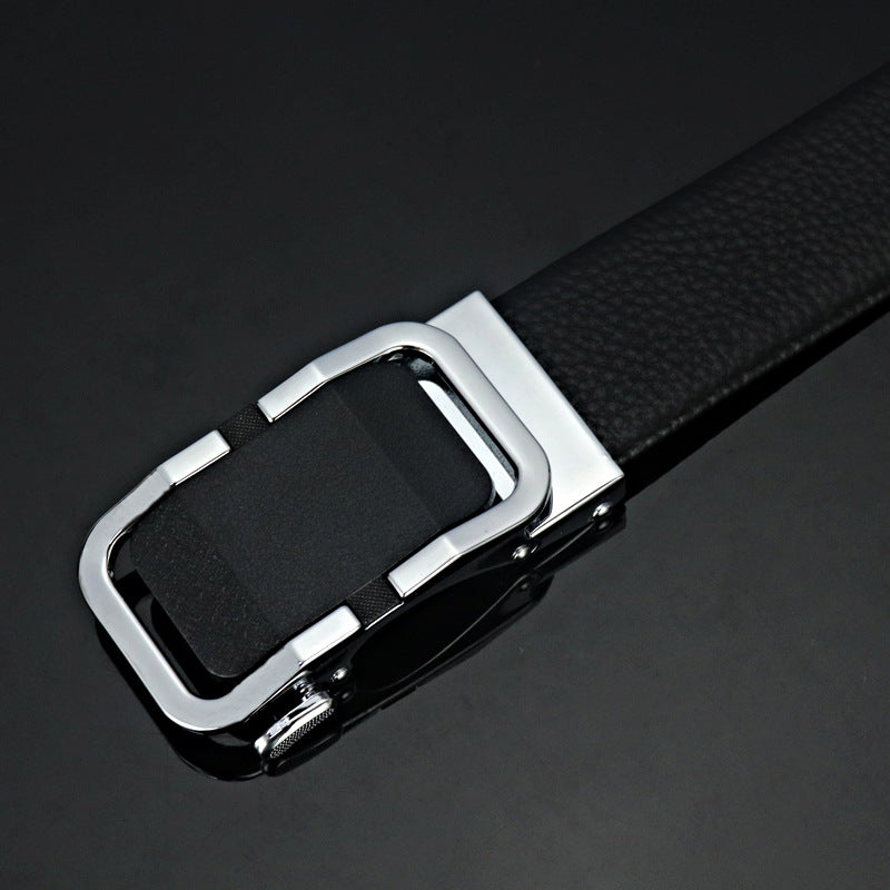 Leather Automatic Buckle Belt