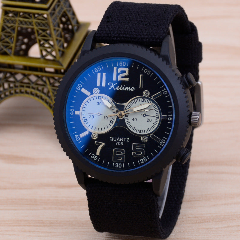 Belt Watches Men Classic Blue