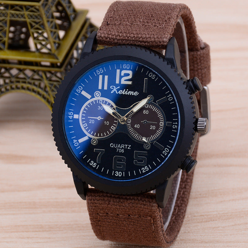 Belt Watches Men Classic Blue