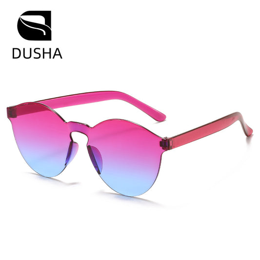 Classic European Candy Color Sunglasses Ladies