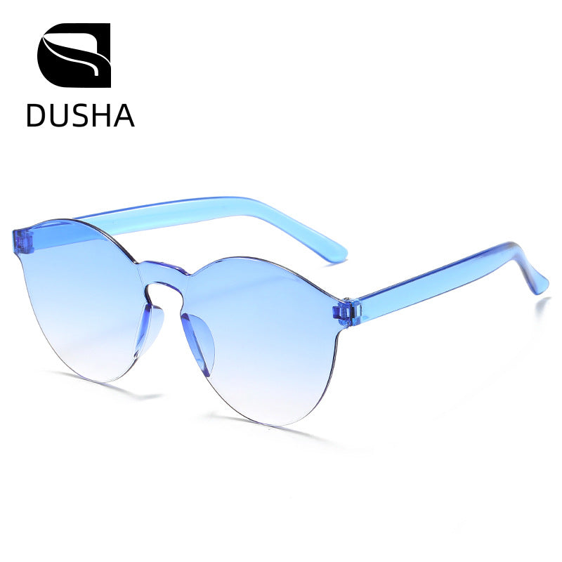 Classic European Candy Color Sunglasses Ladies