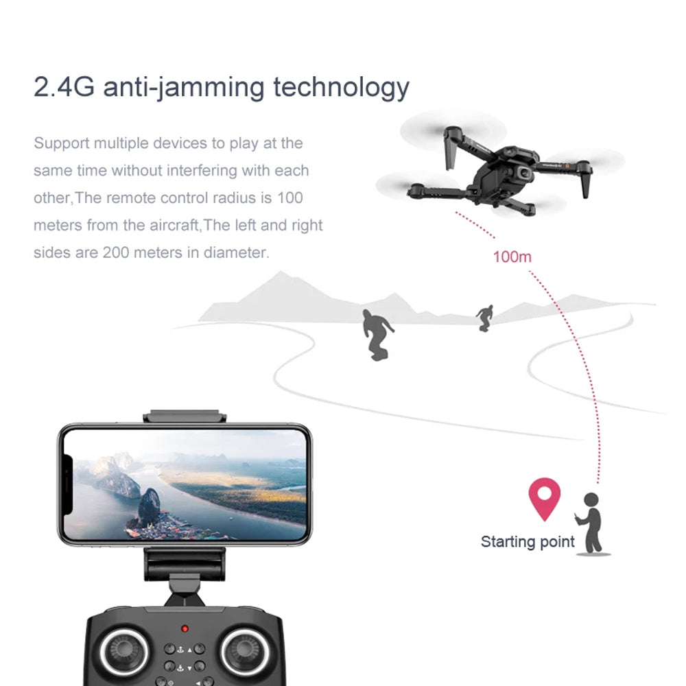 Mini Foldable Aerial Camera Drone in 4K HD Resolution with Bag (USB power  supply)_18