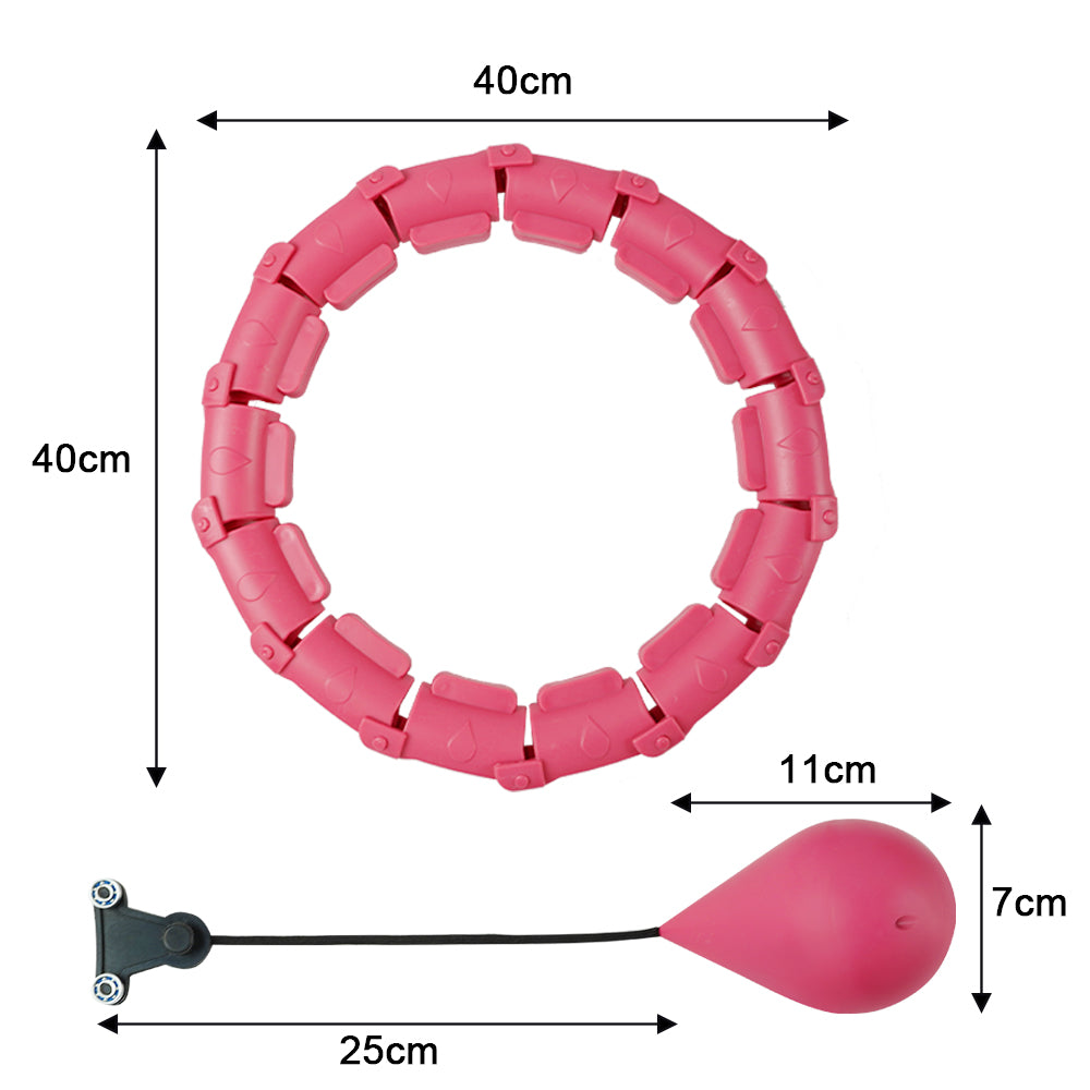 Adjustable Abdominal Exercise Massage Hoops_9