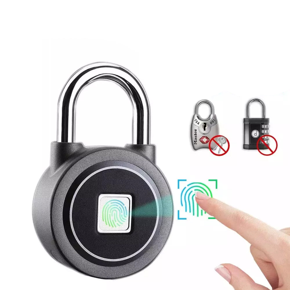 USB Charging Biometrics Fingerprint APP Support Padlock_12