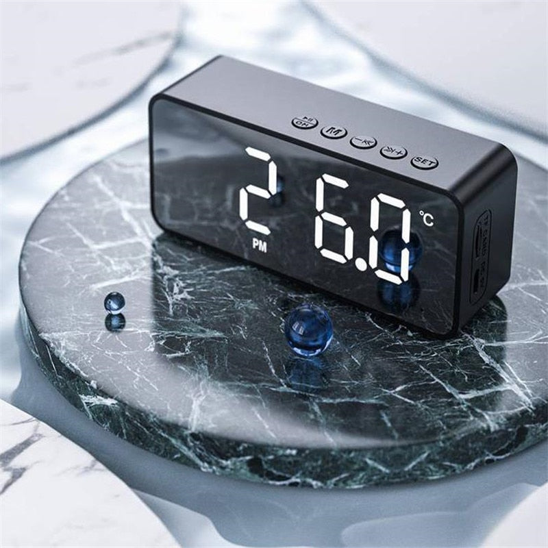 Wireless Bluetooth Alarm Clock and Speaker