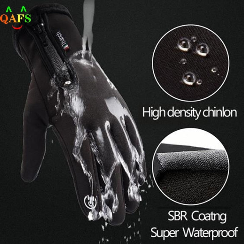 Waterproof Thermal Lined Resistant Touch Screen Gloves