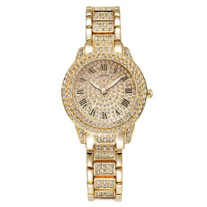 Diamond Women Gold Wrist Watches Luxury