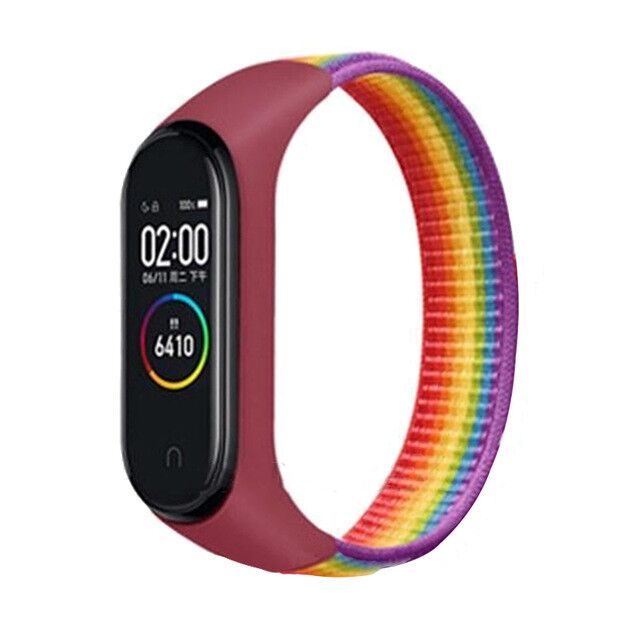 Bracelet band 5 6 Strap Nylon Sport loop for Mi band