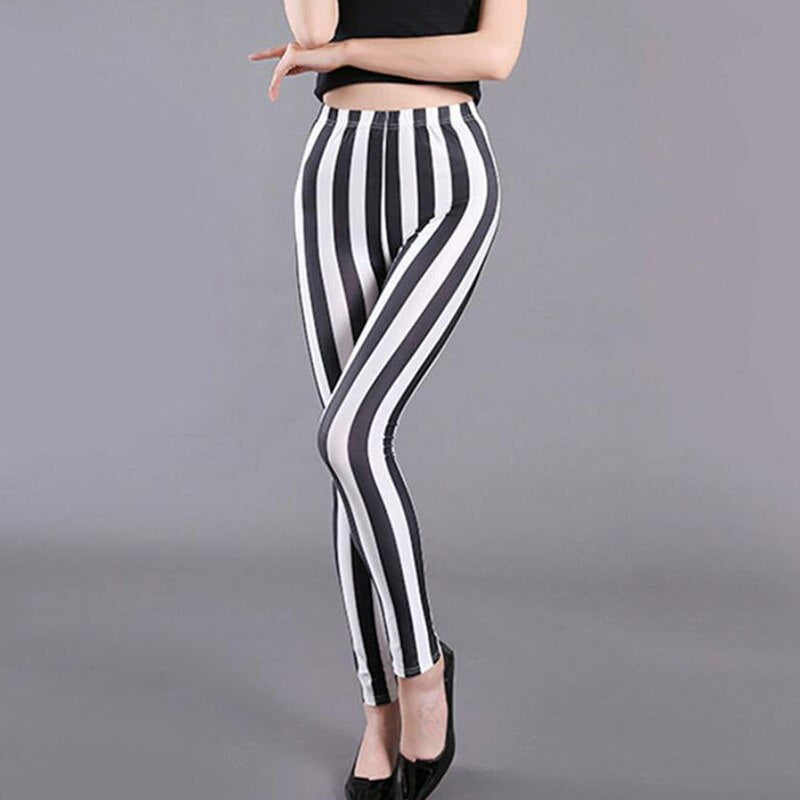 Female Fitness Leggings Women Plaid Leggings