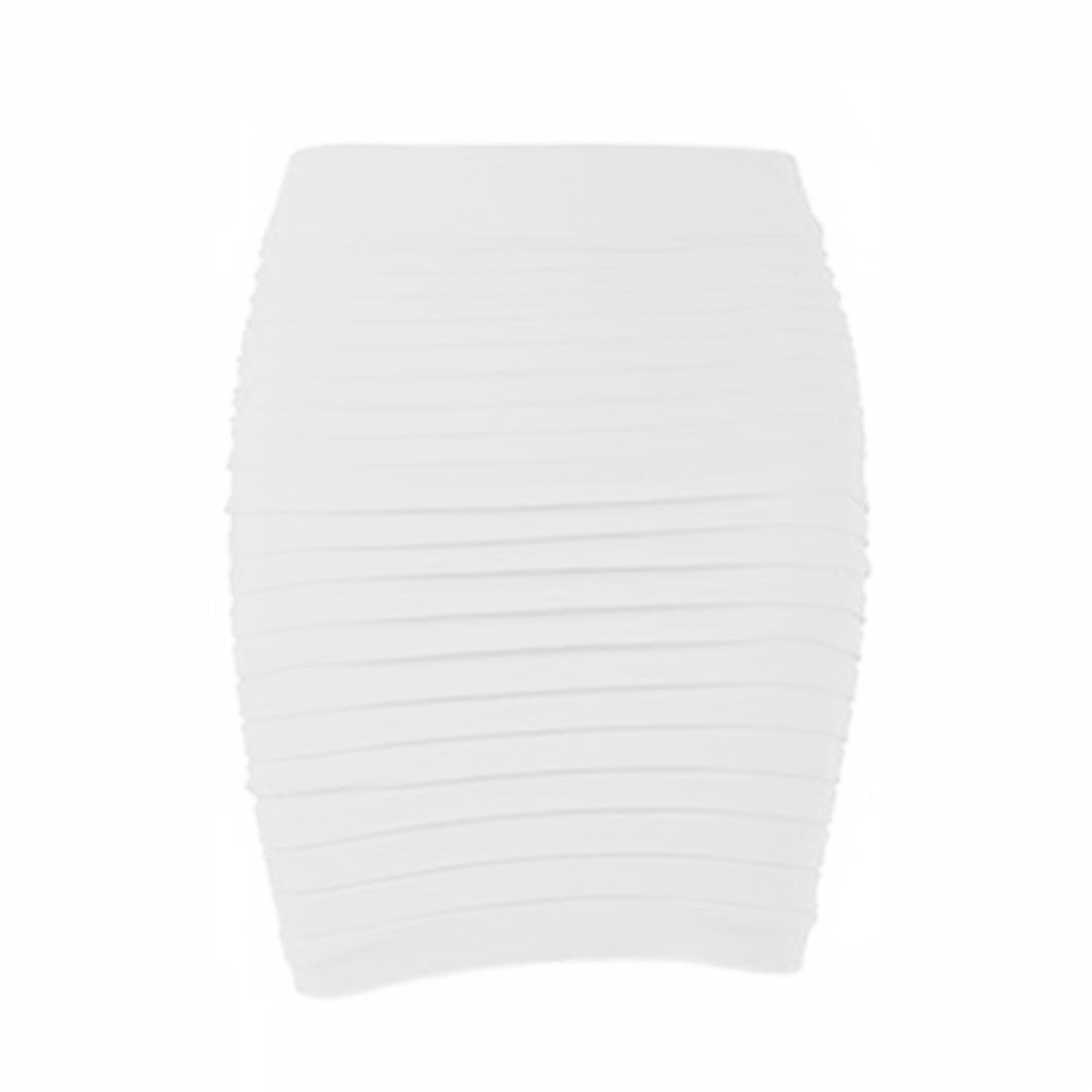 High Elastic Pleated Wrinkled Mini Skirt