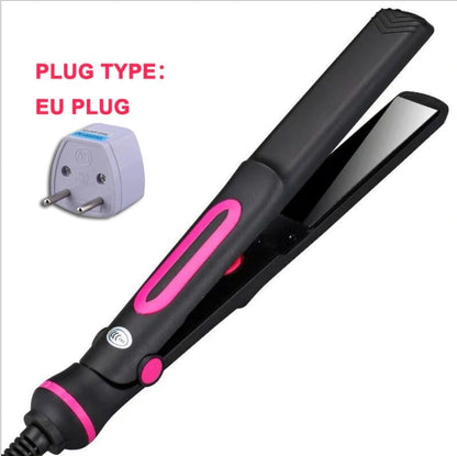 Hair Straightener Temperature Adjustment Flat Iron Salon Styling Tool