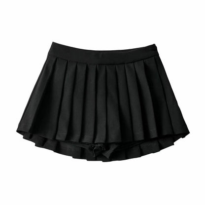 Pleated High Waisted Skirt