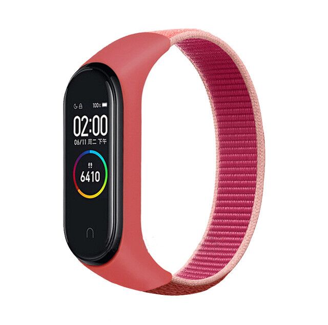 Bracelet band 5 6 Strap Nylon Sport loop for Mi band