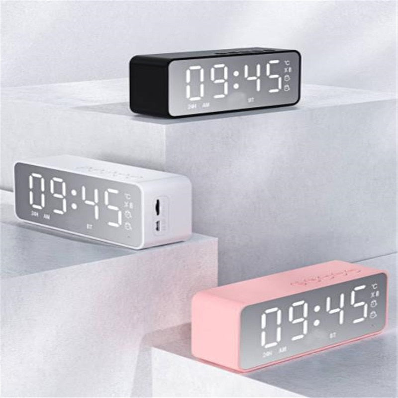 Wireless Bluetooth Alarm Clock and Speaker