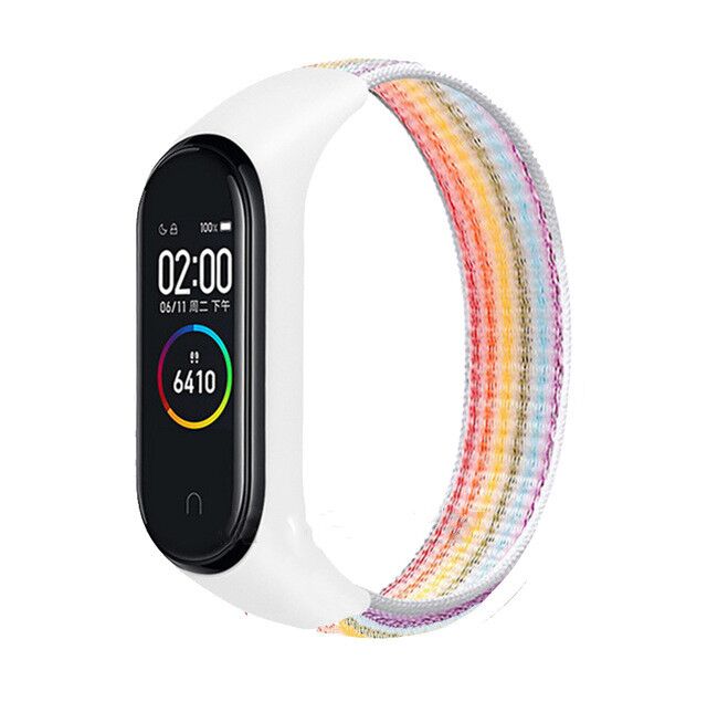 Bracelet band 5 6 Strap Nylon Sport loop for Mi band