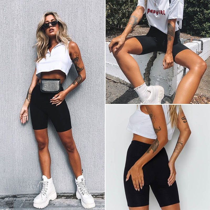 Casual Thin High Waist Shorts