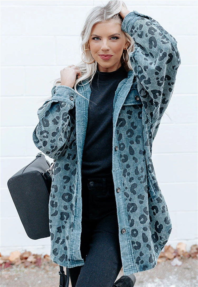 Leopard Print Coat