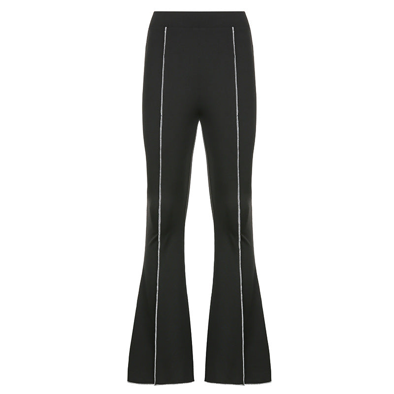 High Waist Figure Flared Pants