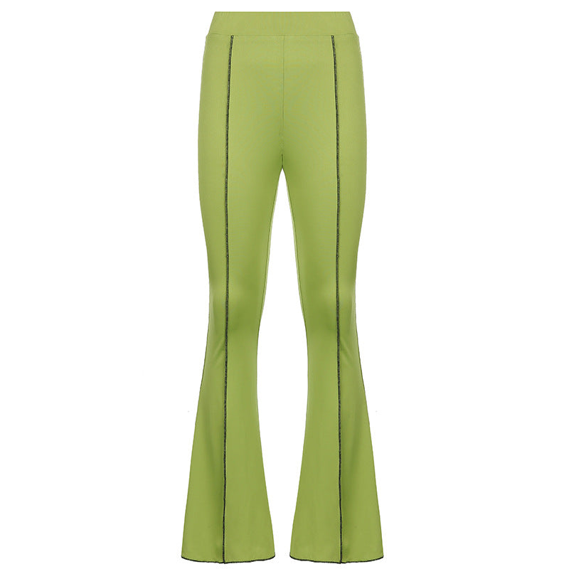 High Waist Figure Flared Pants