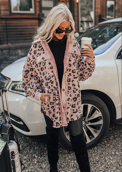 Leopard Print Coat