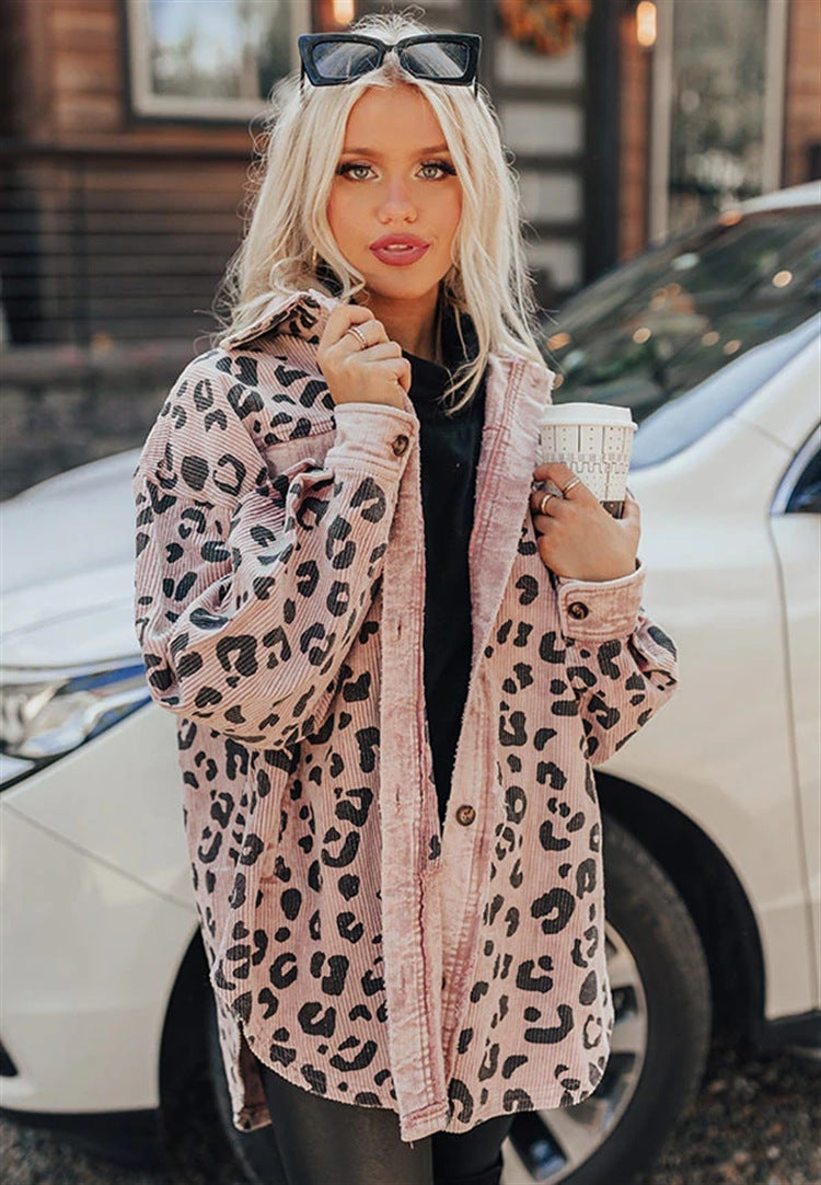 Leopard Print Coat