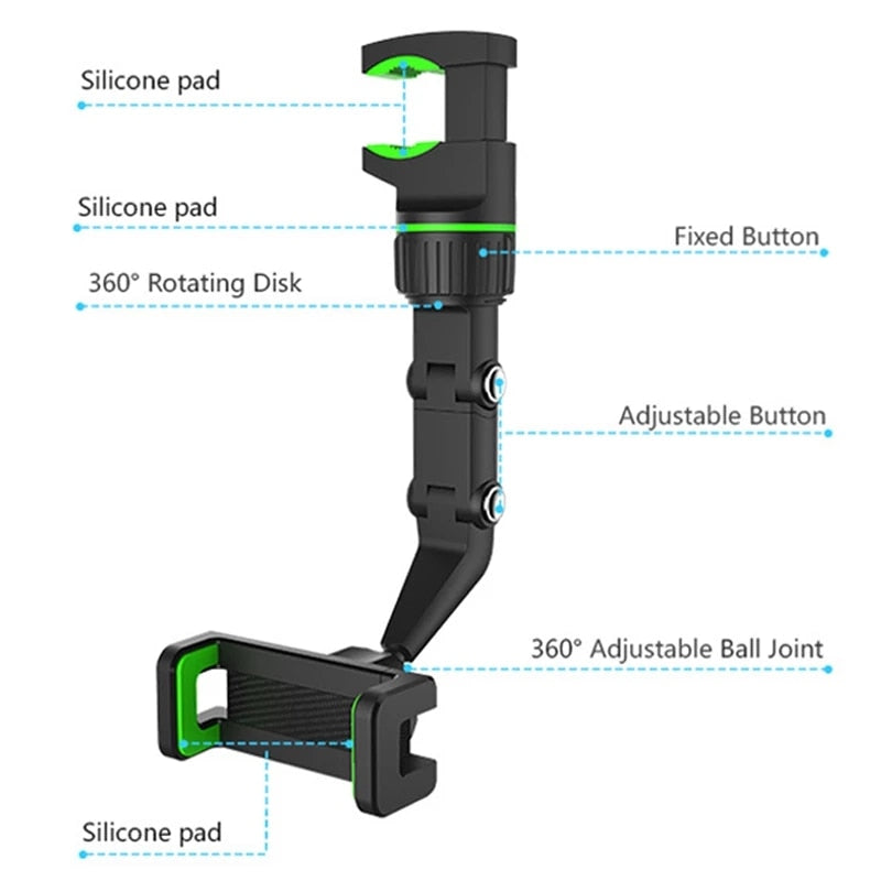 Multifunctional 360° Rotatable Mobile Car Mount