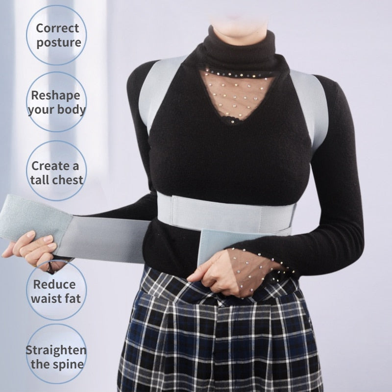 Chest Posture Corrector Back Brace Therapy Support