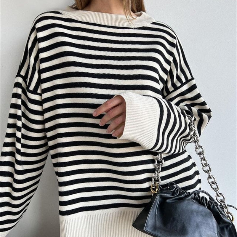 Striped Sweater Pullovers